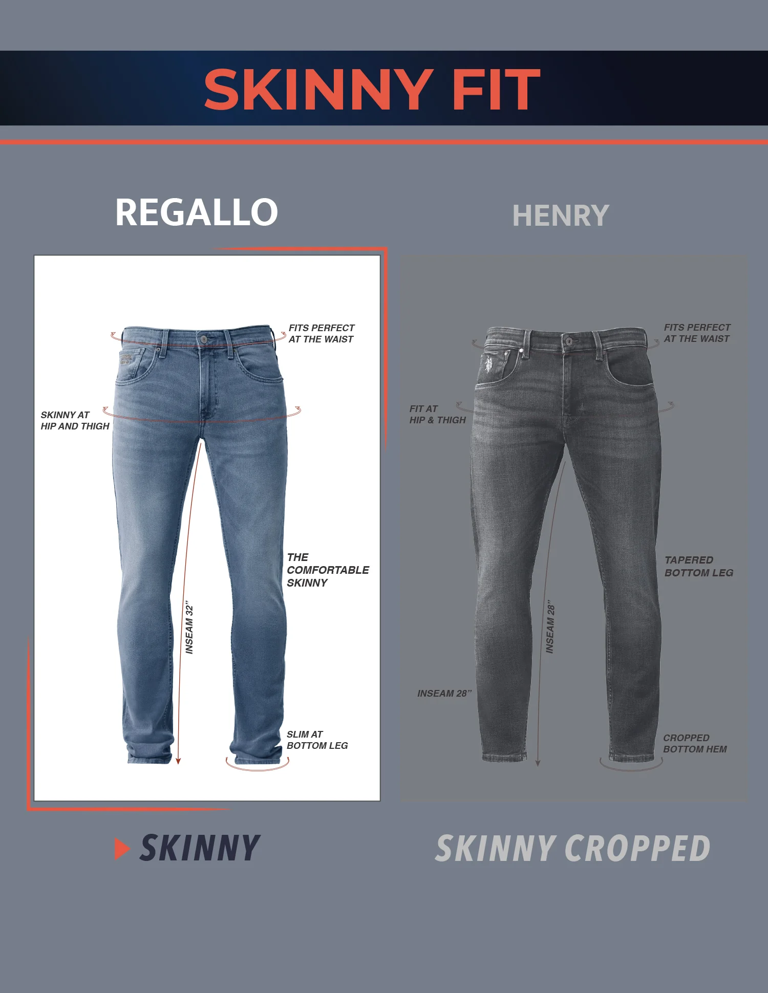 Regallo Skinny Fit Jeans - Image 9