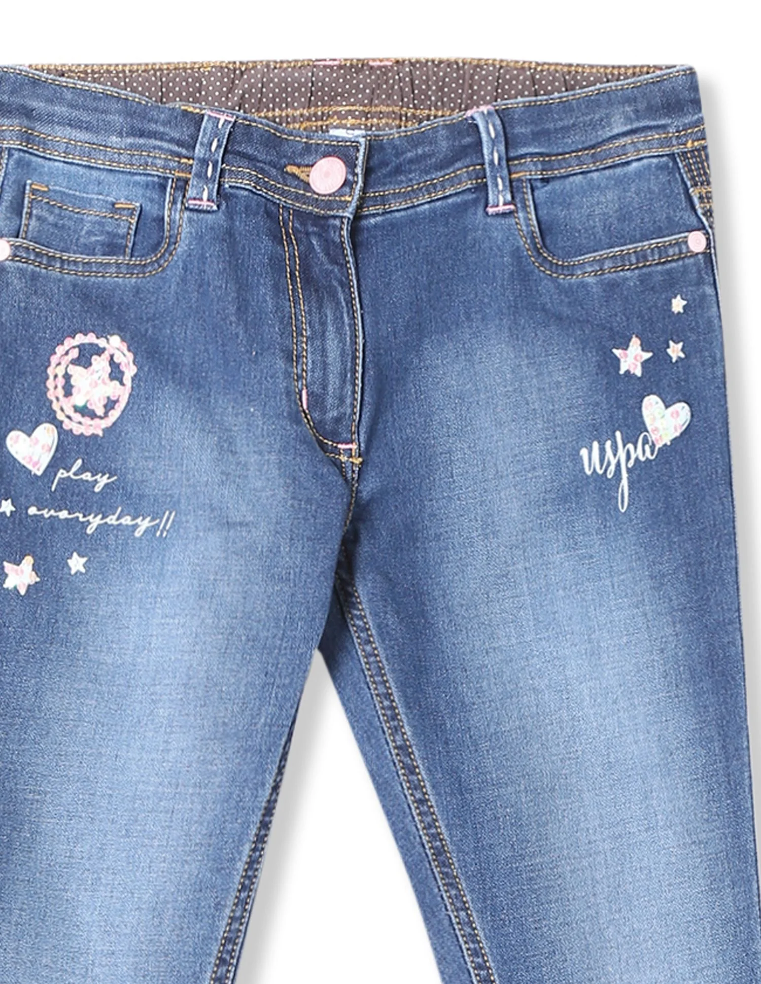 Regular Fit Embellished Jeans - Image 3