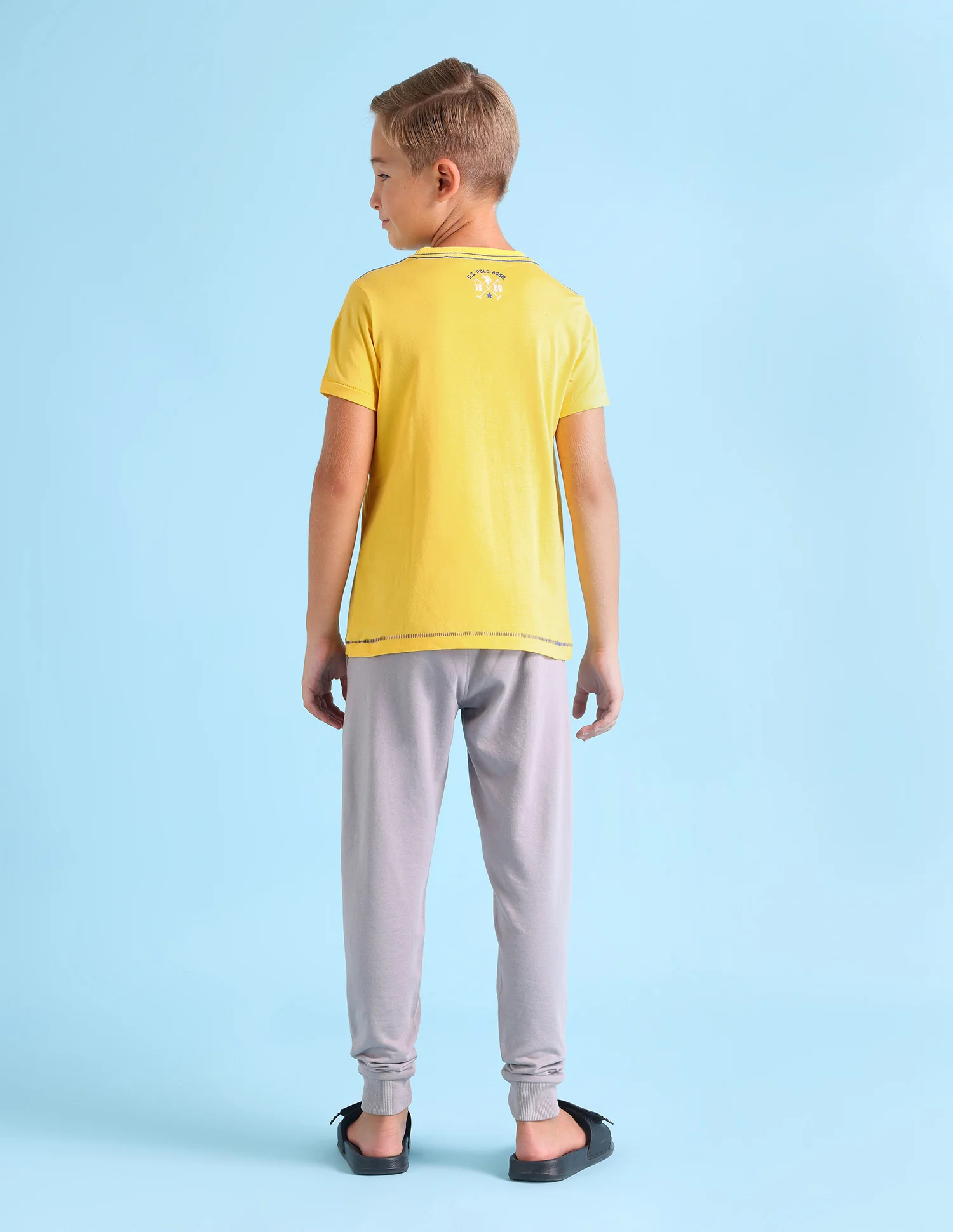 Ribbed Neck Cotton IKEA Lounge T-Shirt - Pack Of 1 - Image 4