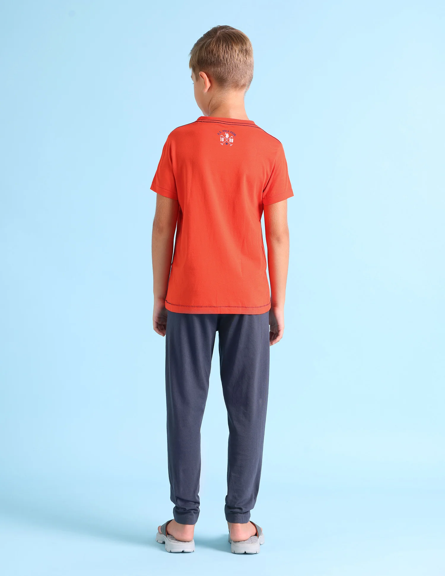 Ribbed Neck Cotton IKEA Lounge T-Shirt - Pack Of 1 - Image 3