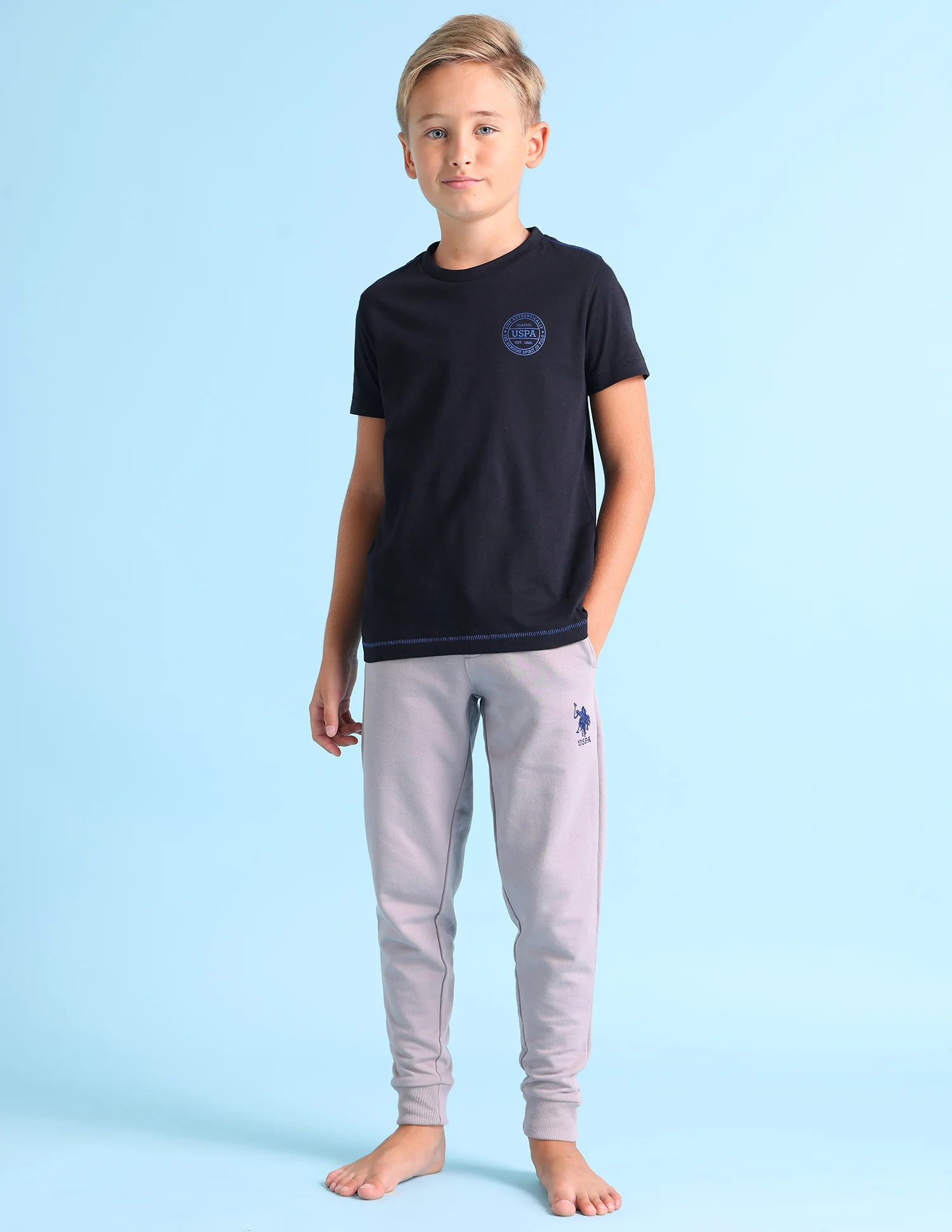 Ribbed Neck Cotton IKEA Lounge T-Shirt - Pack Of 1 - Image 3