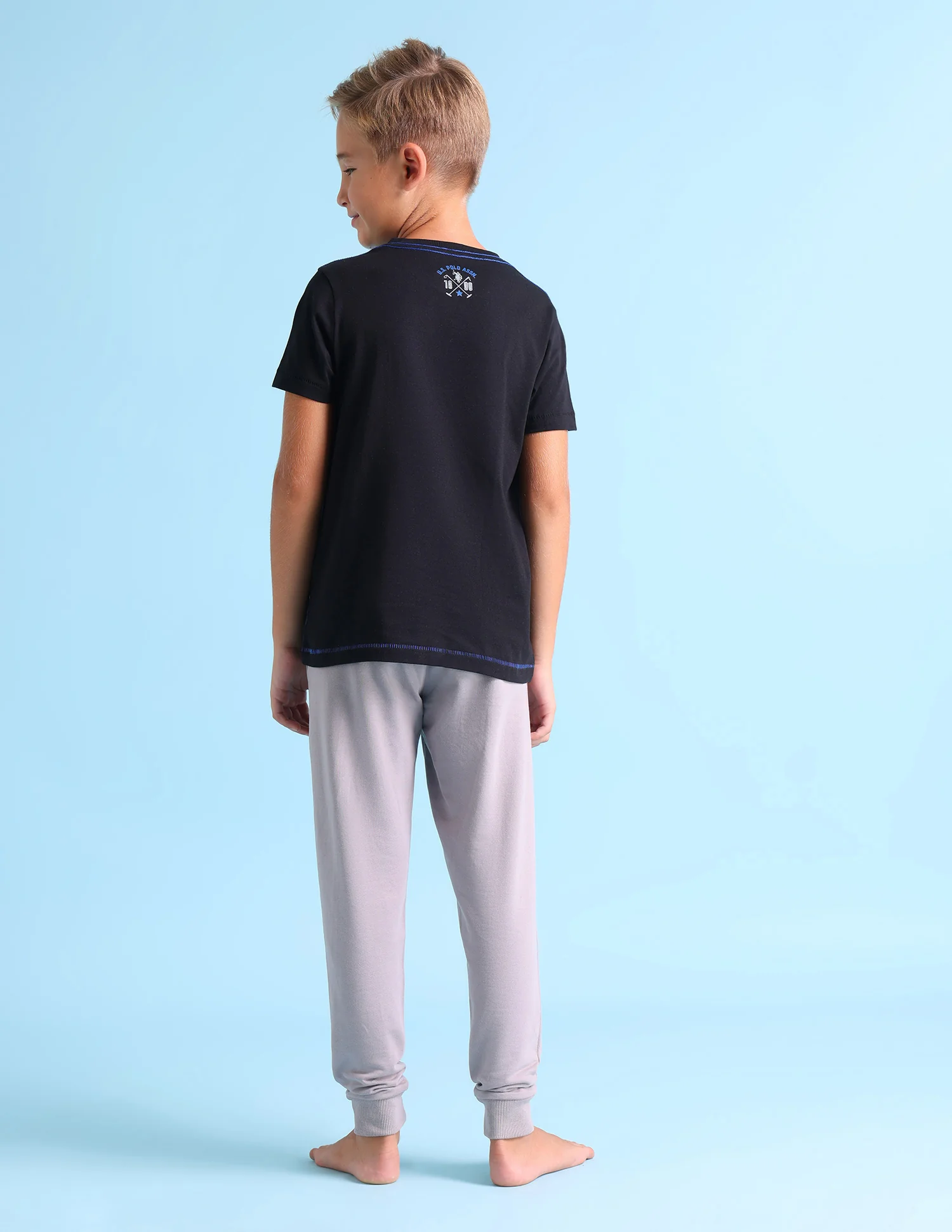 Ribbed Neck Cotton IKEA Lounge T-Shirt - Pack Of 1 - Image 4