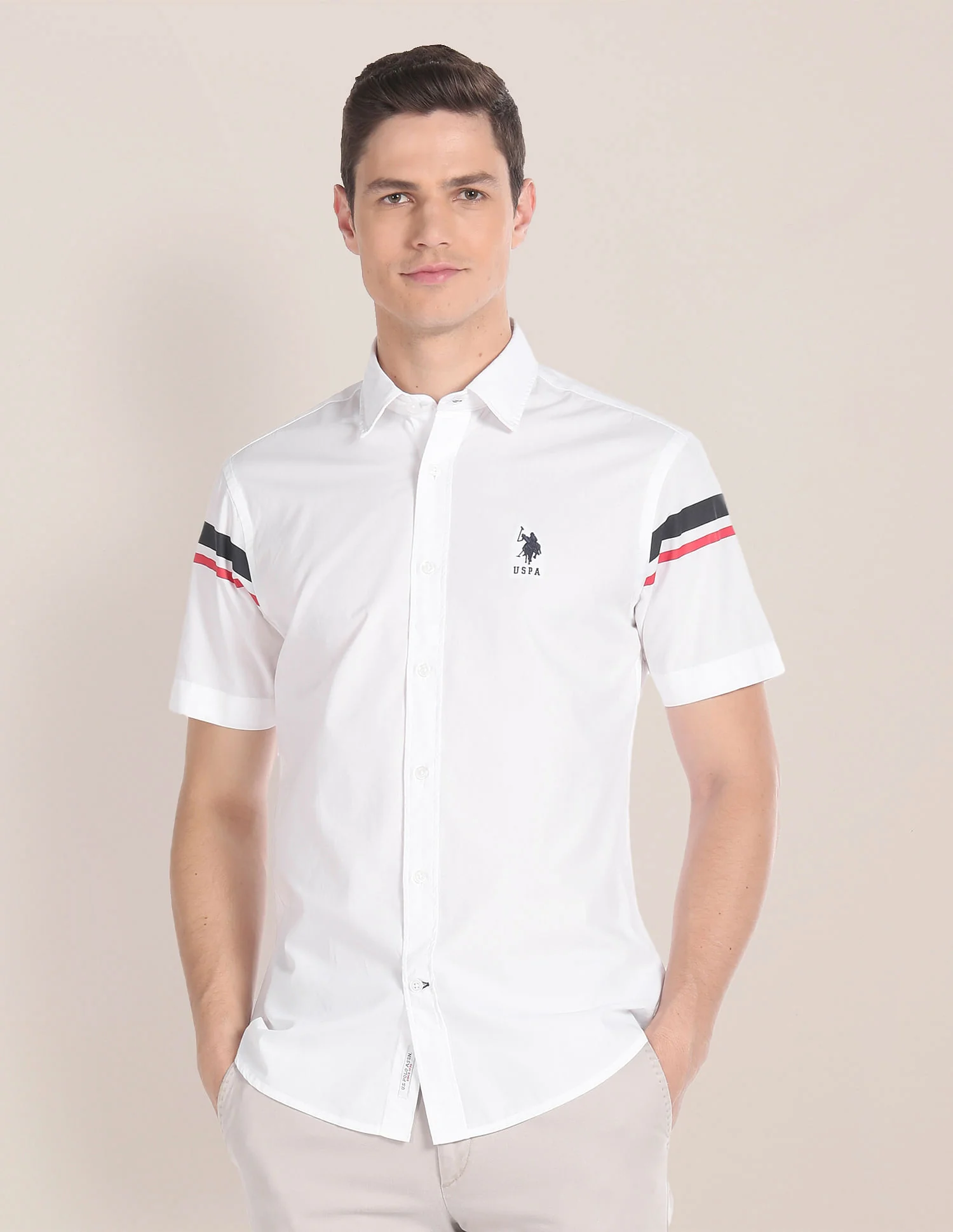 Short Sleeve Horizontal Stripe Shirt - Image 6