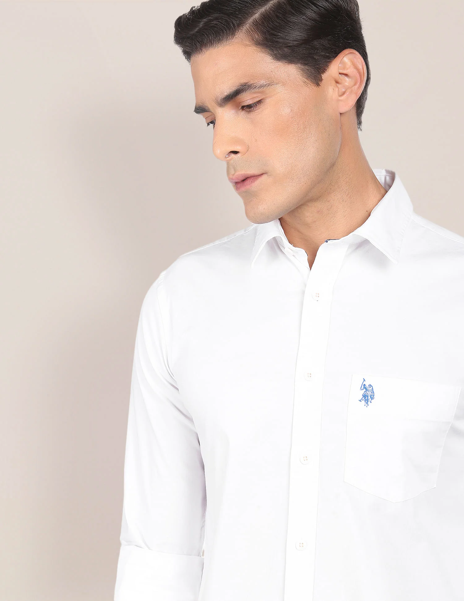 Slim Fit Solid Casual Shirt - Image 6