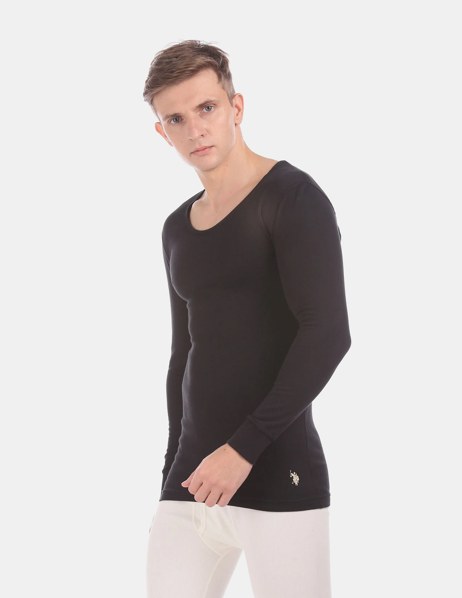 Slim Fit Solid I652 Thermal T-Shirt - Pack Of 1 - Image 3
