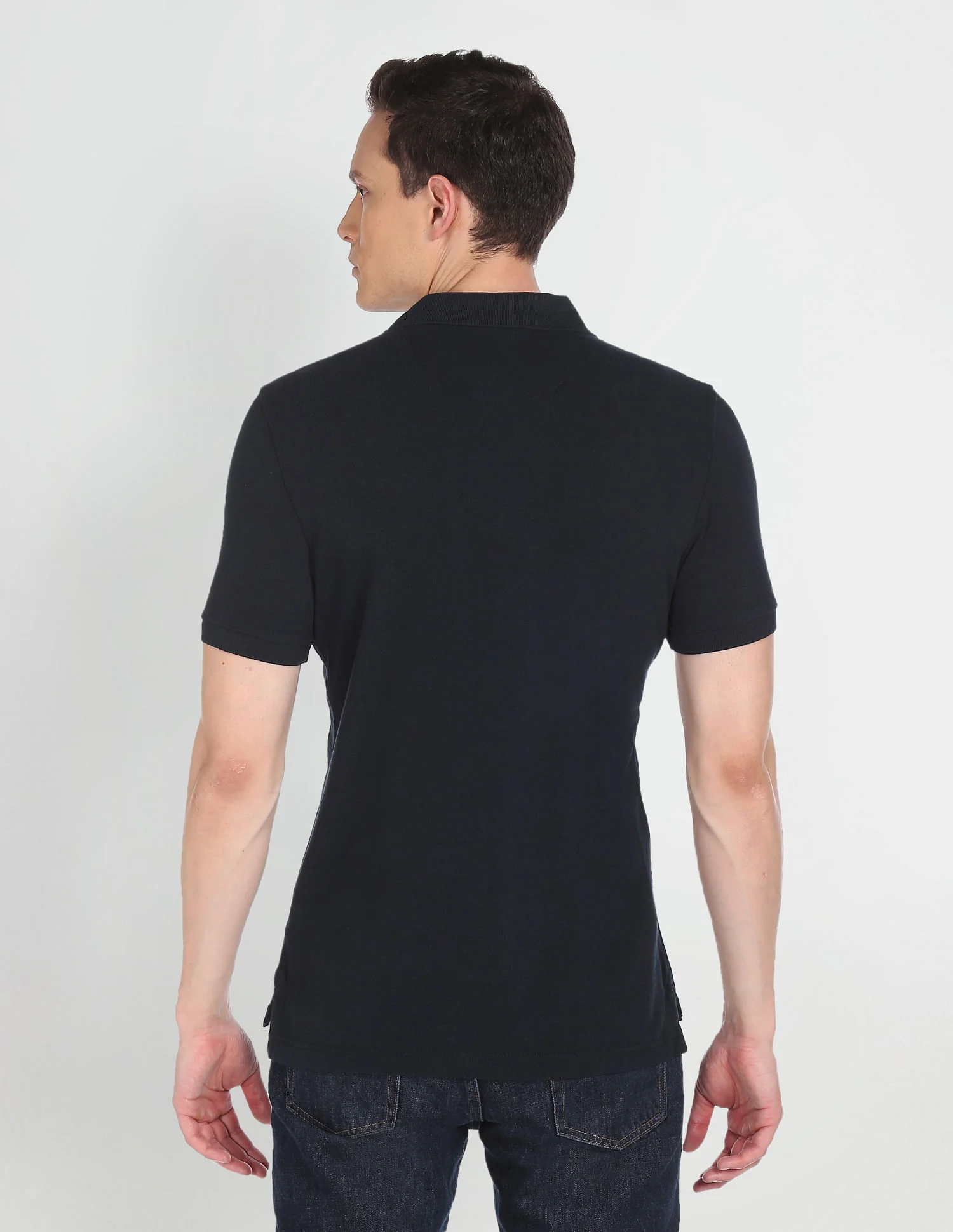 Cotton Solid Polo Shirt - Image 4