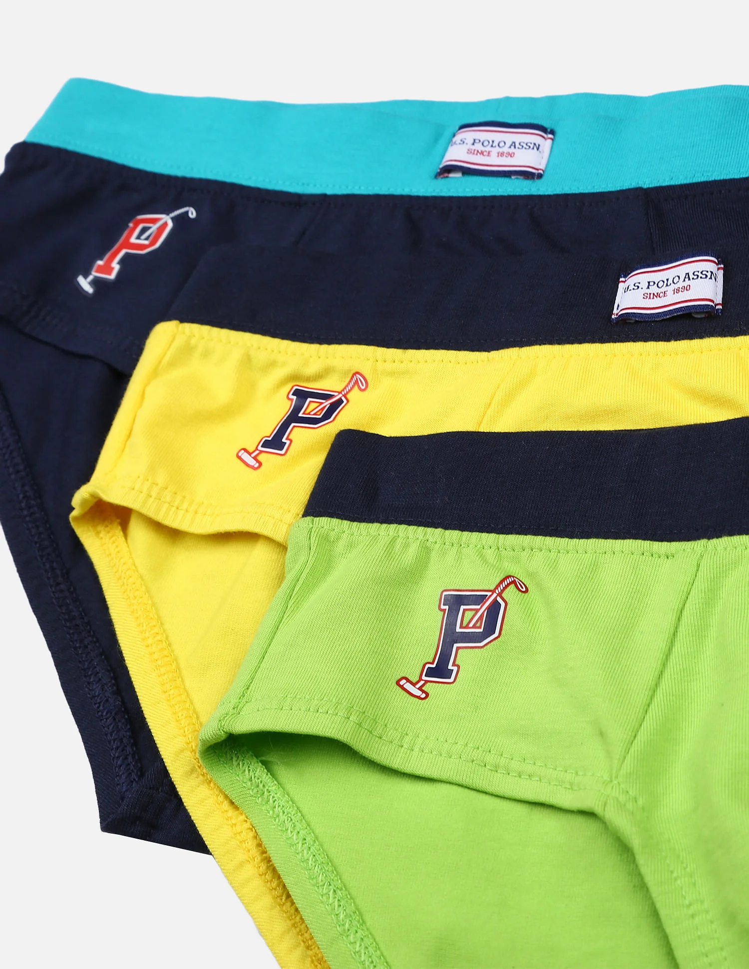 Solid Cotton Spandex IKBA Briefs - Pack Of 3 - Image 6