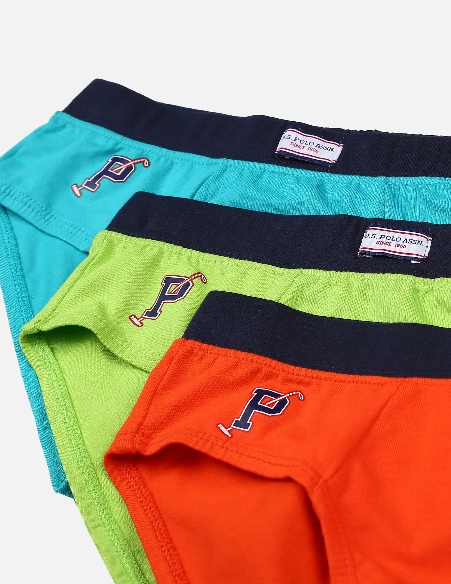 Solid Cotton Spandex IKBA Briefs - Pack Of 3 - Image 6