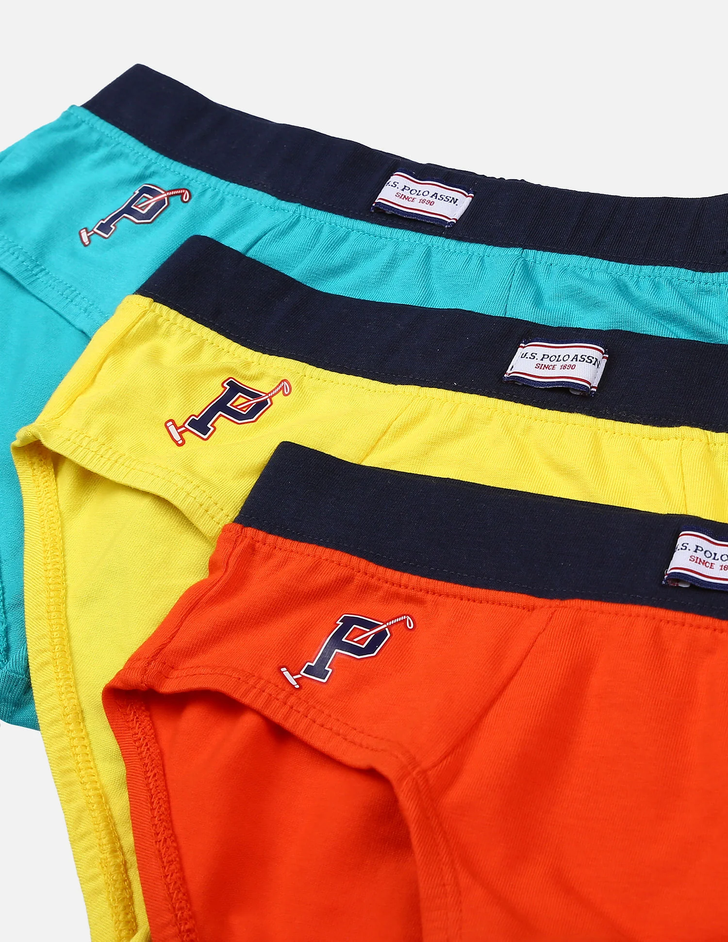 Solid Cotton Spandex IKBA Briefs - Pack Of 3 - Image 6