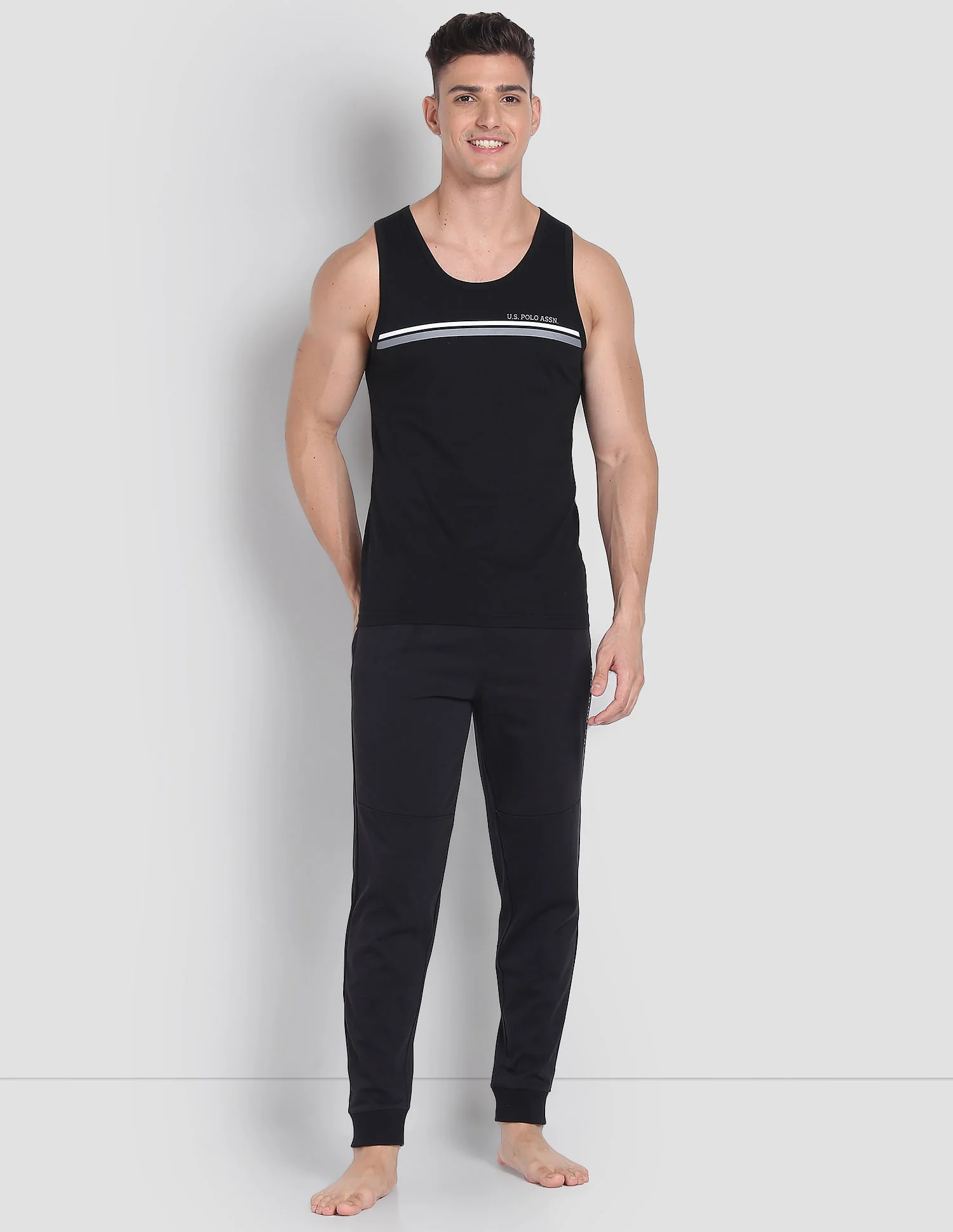 Solid LJ001 Joggers - Pack Of 1 - Image 3