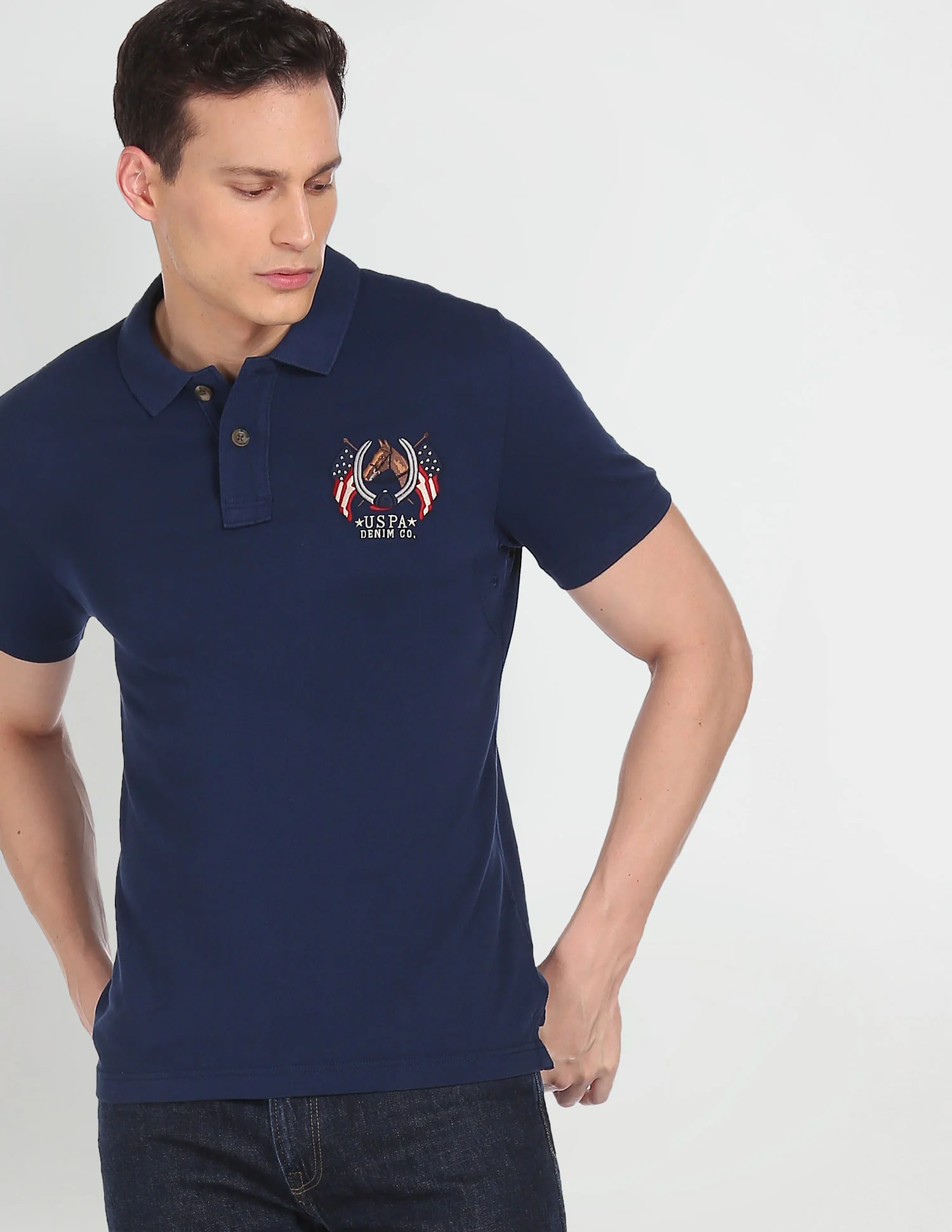 Cotton Solid Polo Shirt - Image 6