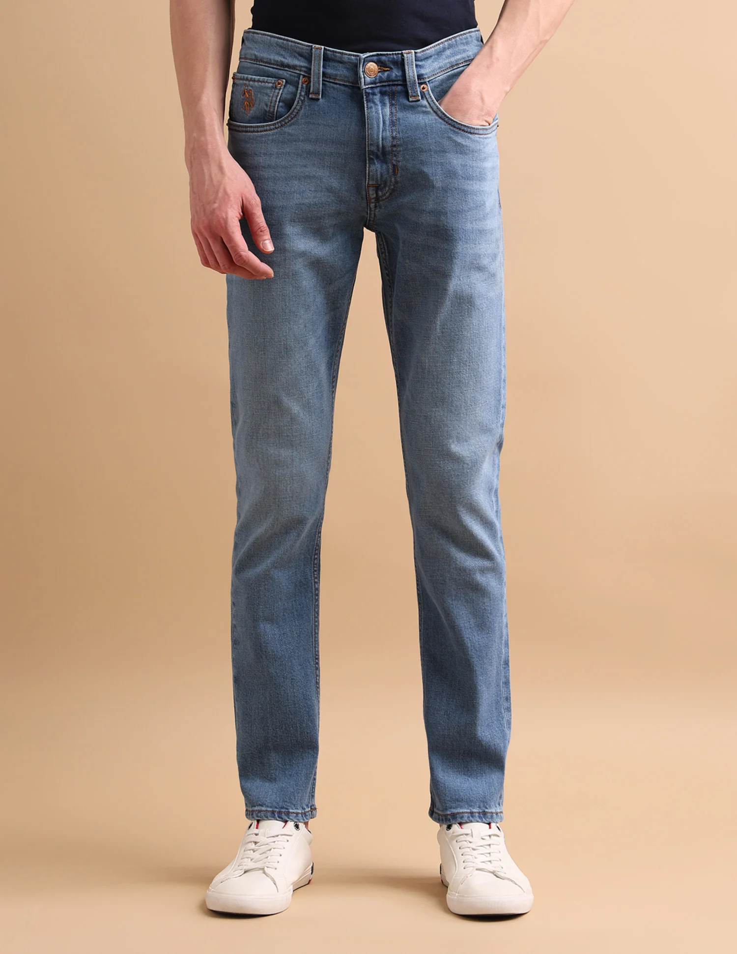Stone Wash Brandon Slim Fit Jeans - Image 6