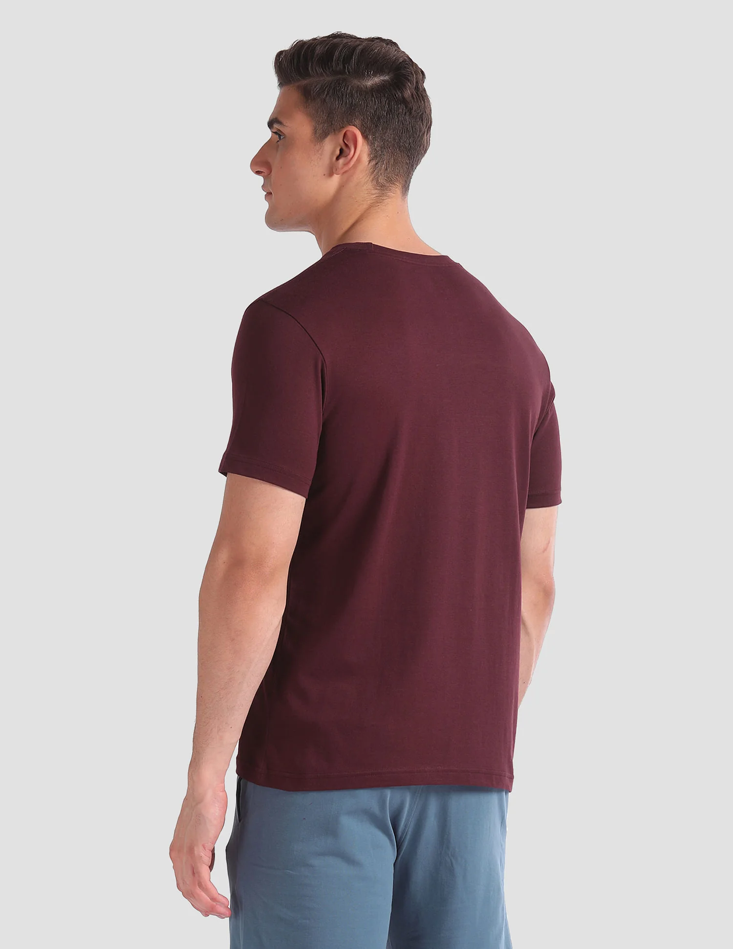 Tonal Logo Cotton IYAL Lounge T-Shirt - Pack Of 2 - Image 5