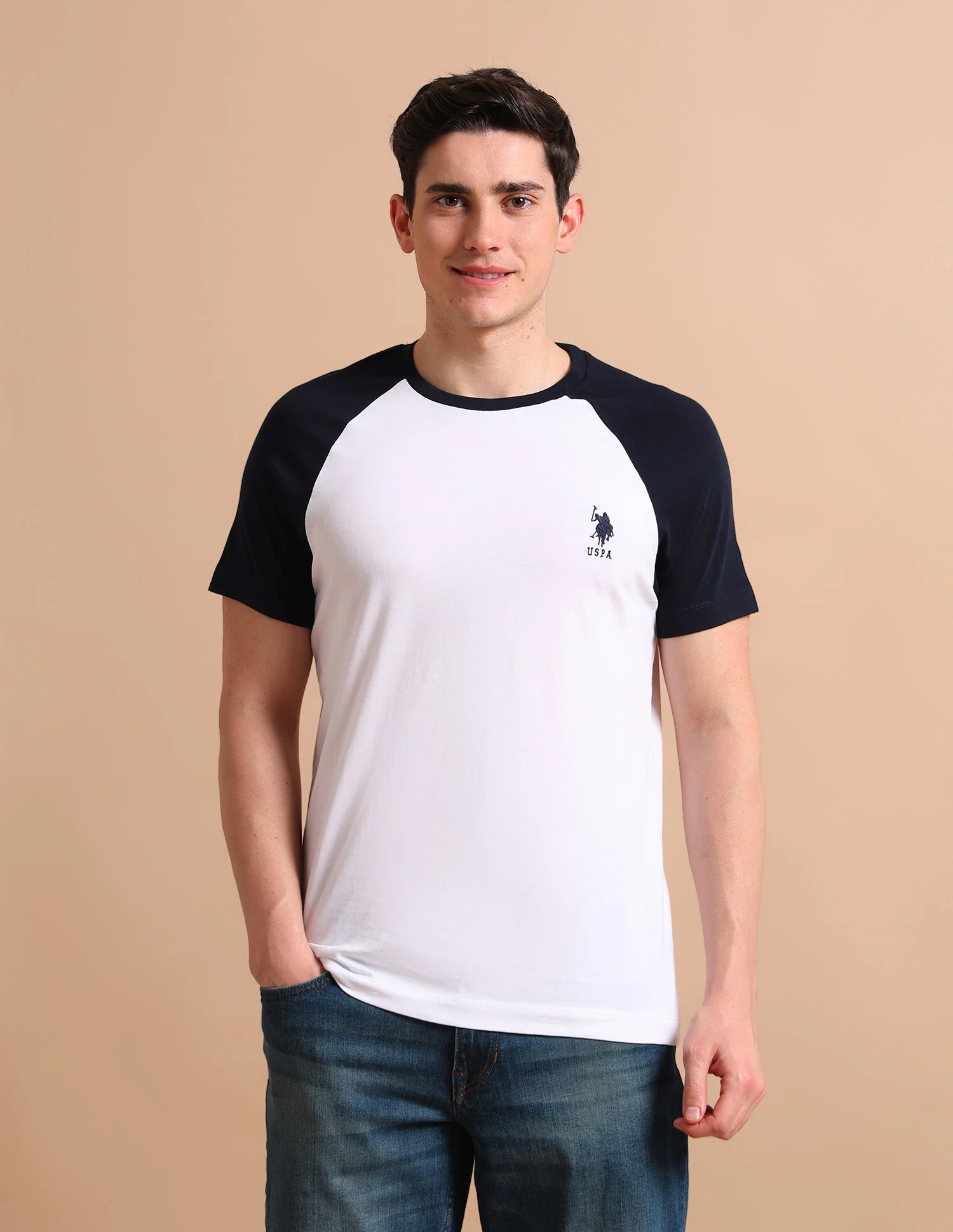 Varsity Colour Block T-Shirt - Image 6