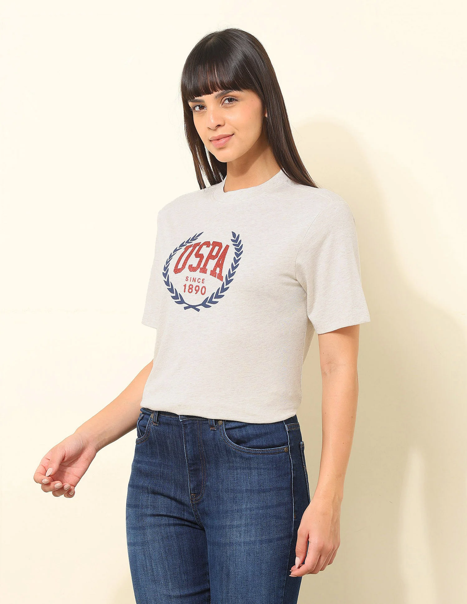 Boxy Fit Brand Printed T-Shirt - Image 4