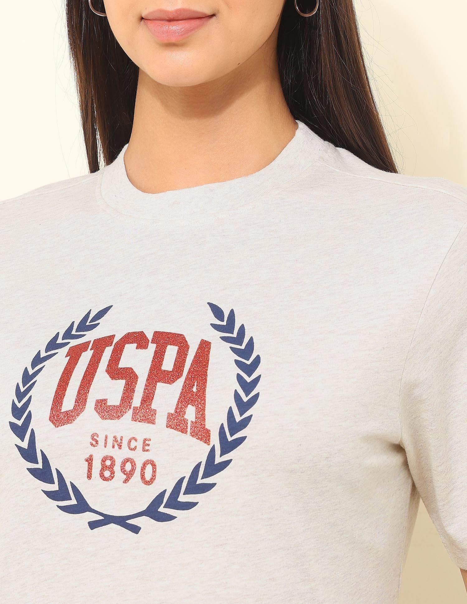 Boxy Fit Brand Printed T-Shirt - Image 7