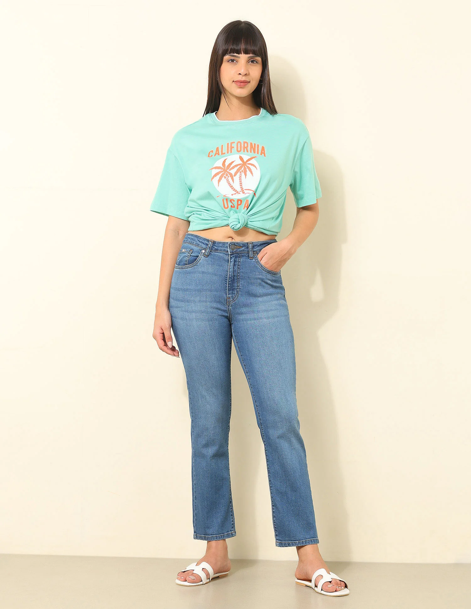 Boyfriend Fit Brand Printed T-Shirt - Image 3