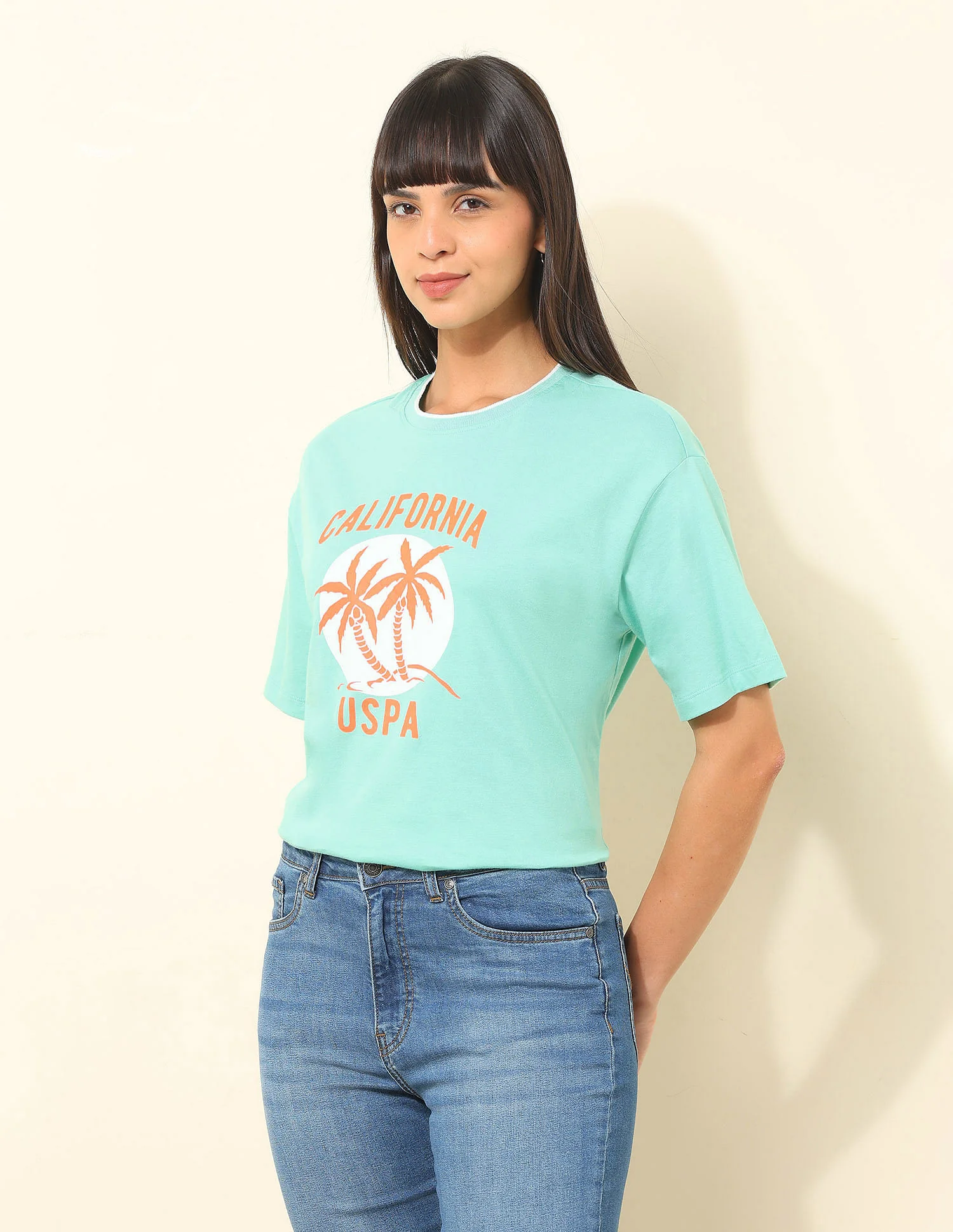 Boyfriend Fit Brand Printed T-Shirt - Image 4