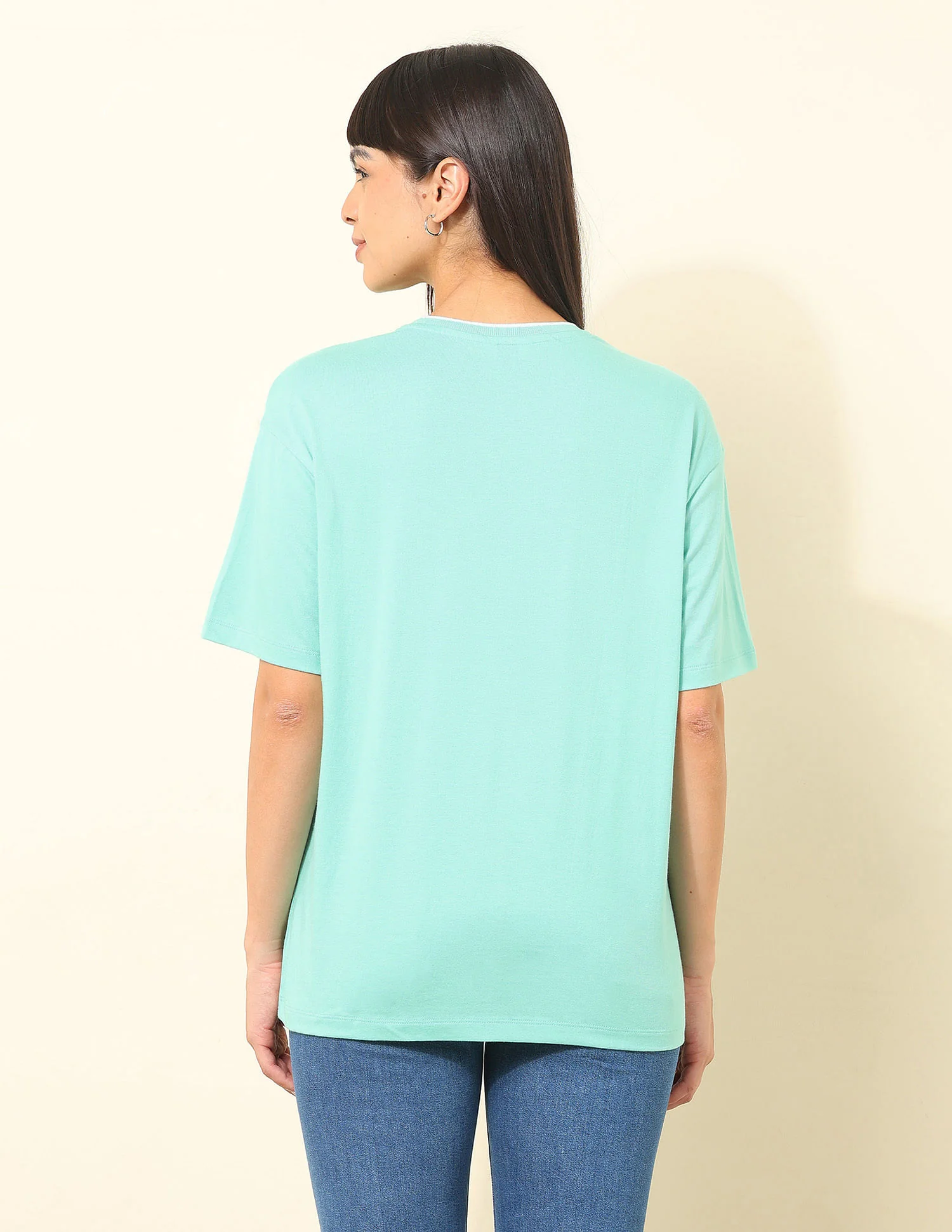 Boyfriend Fit Brand Printed T-Shirt - Image 5