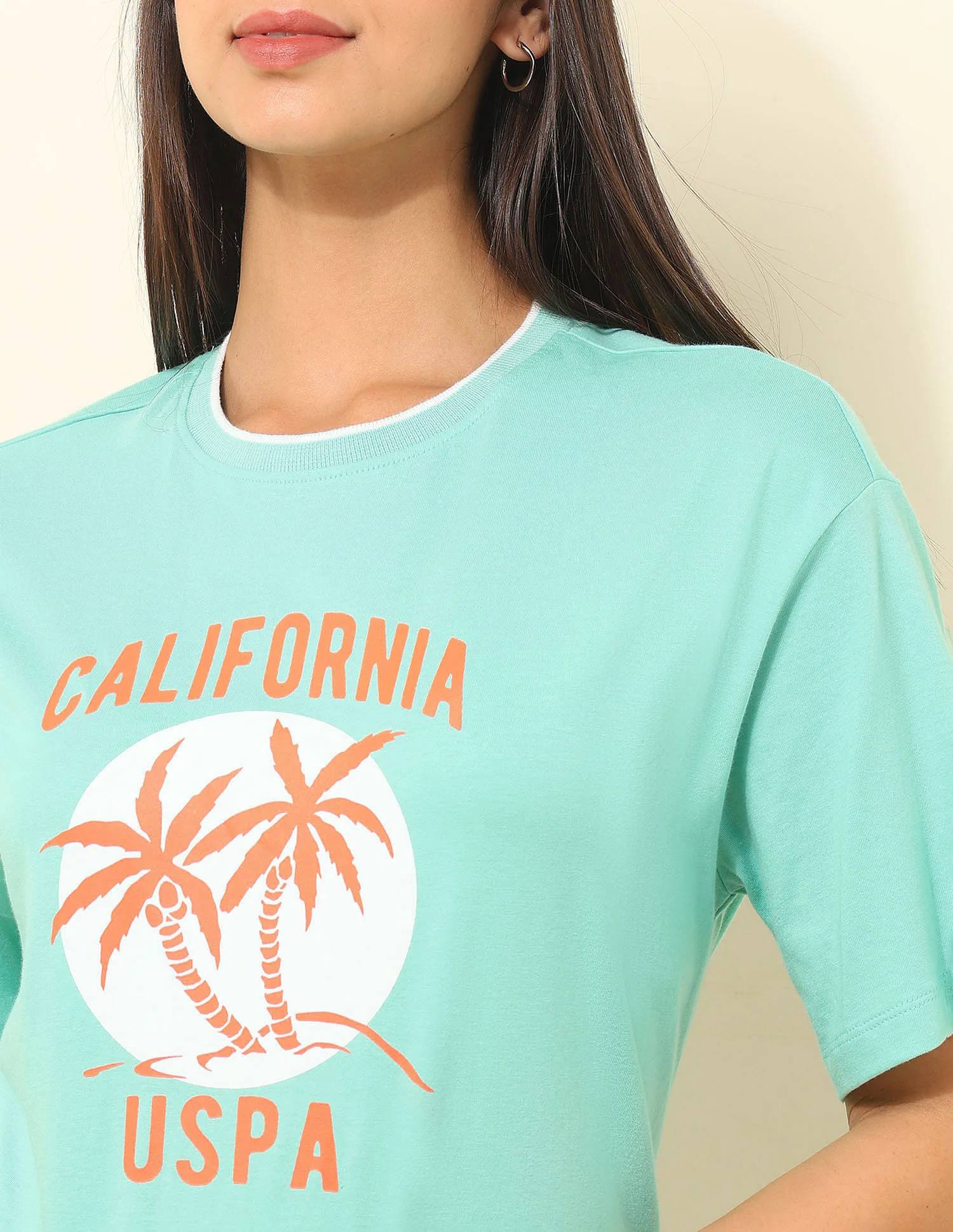 Boyfriend Fit Brand Printed T-Shirt - Image 7