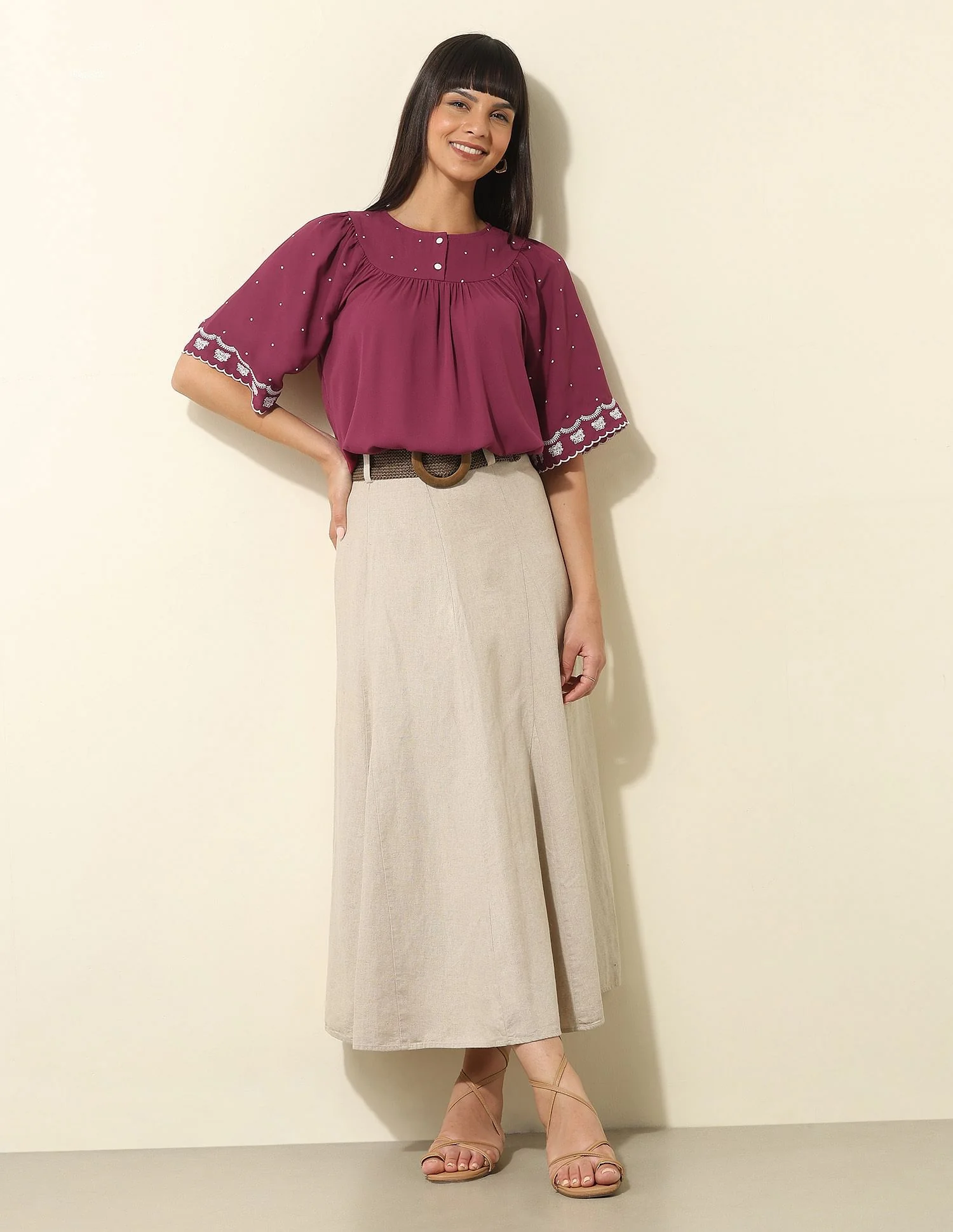 Floral Embroidered Top - Image 3