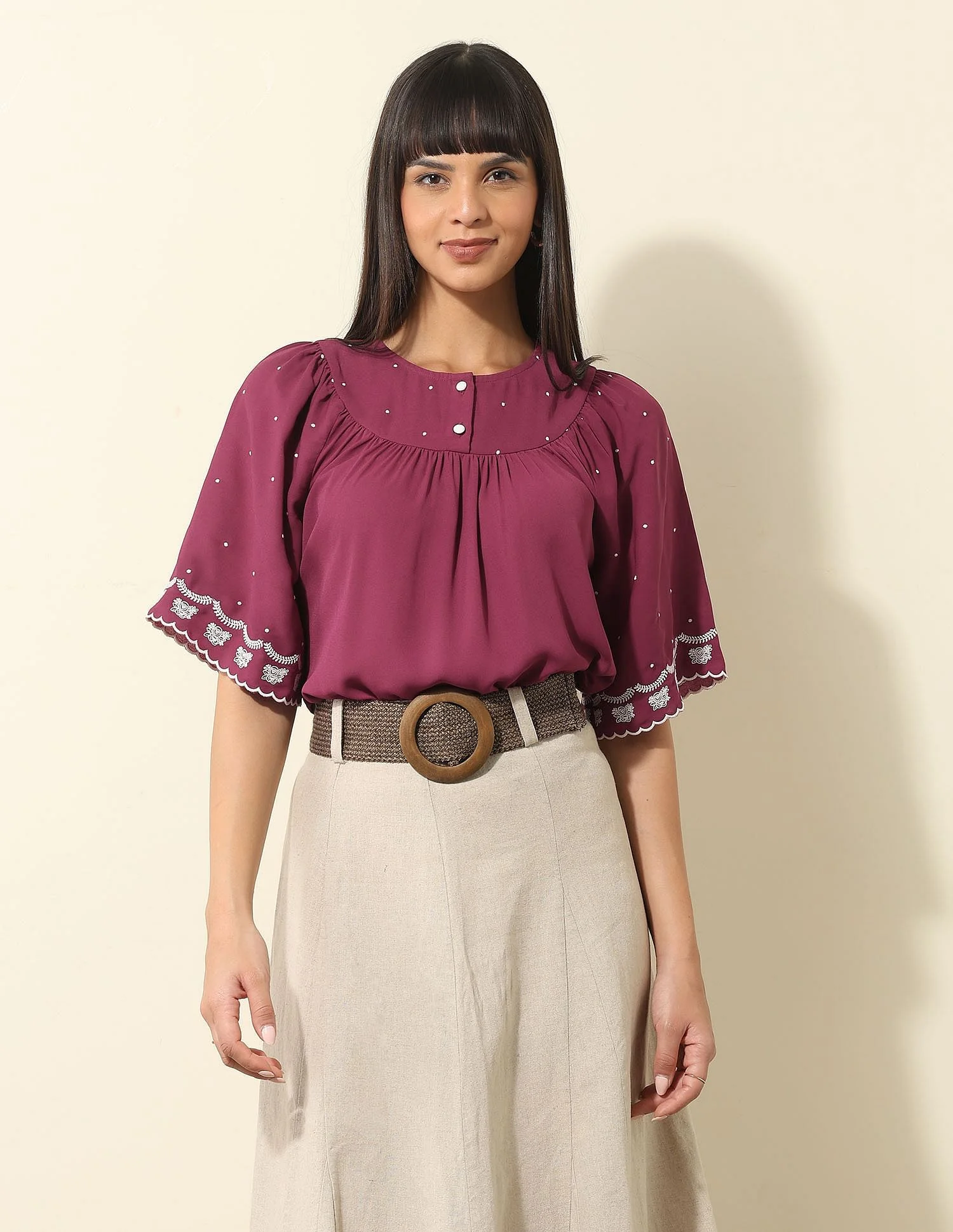 Floral Embroidered Top - Image 6