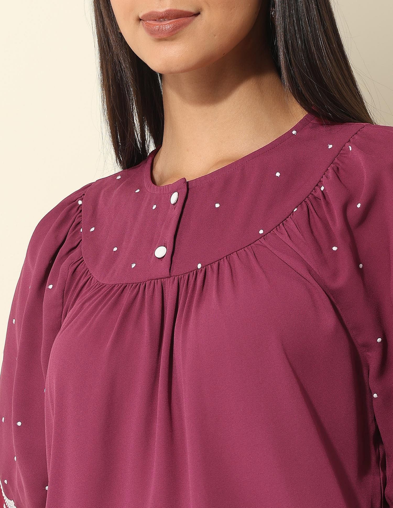 Floral Embroidered Top - Image 7