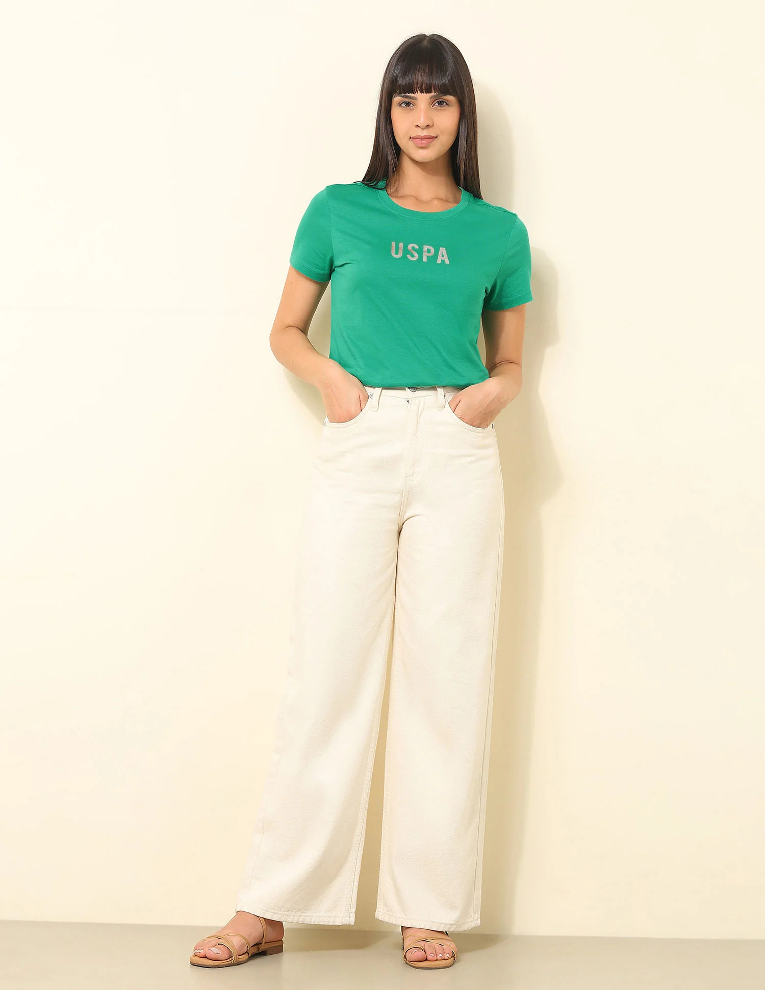 Regular Fit Brand Printed T-Shirt - Image 3