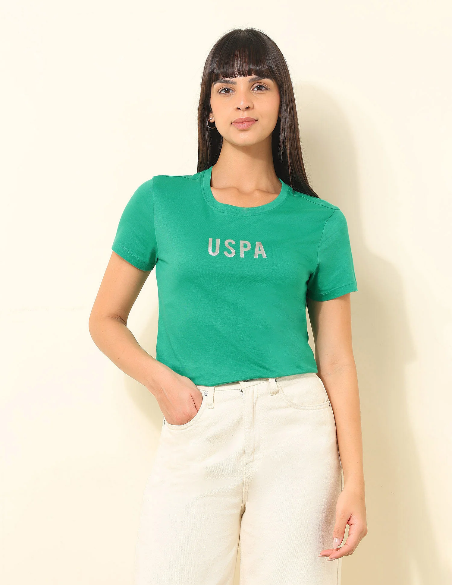 Regular Fit Brand Printed T-Shirt - Image 6