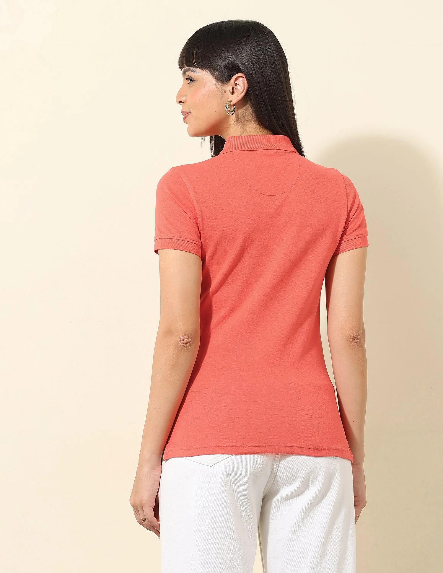 Regular Fit Solid Polo Shirt - Image 5