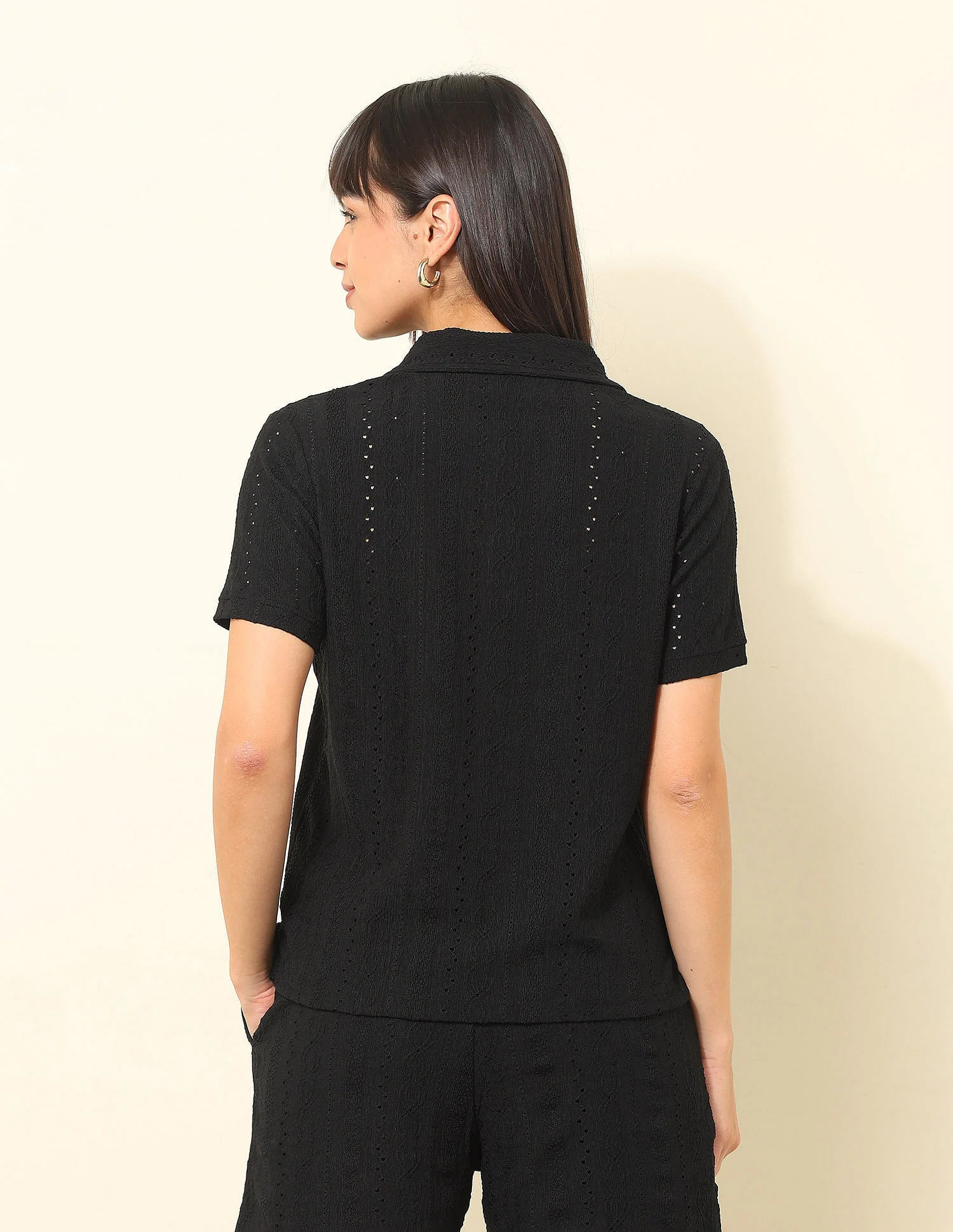 Relaxed Fit Textured Co-Ords - Image 5