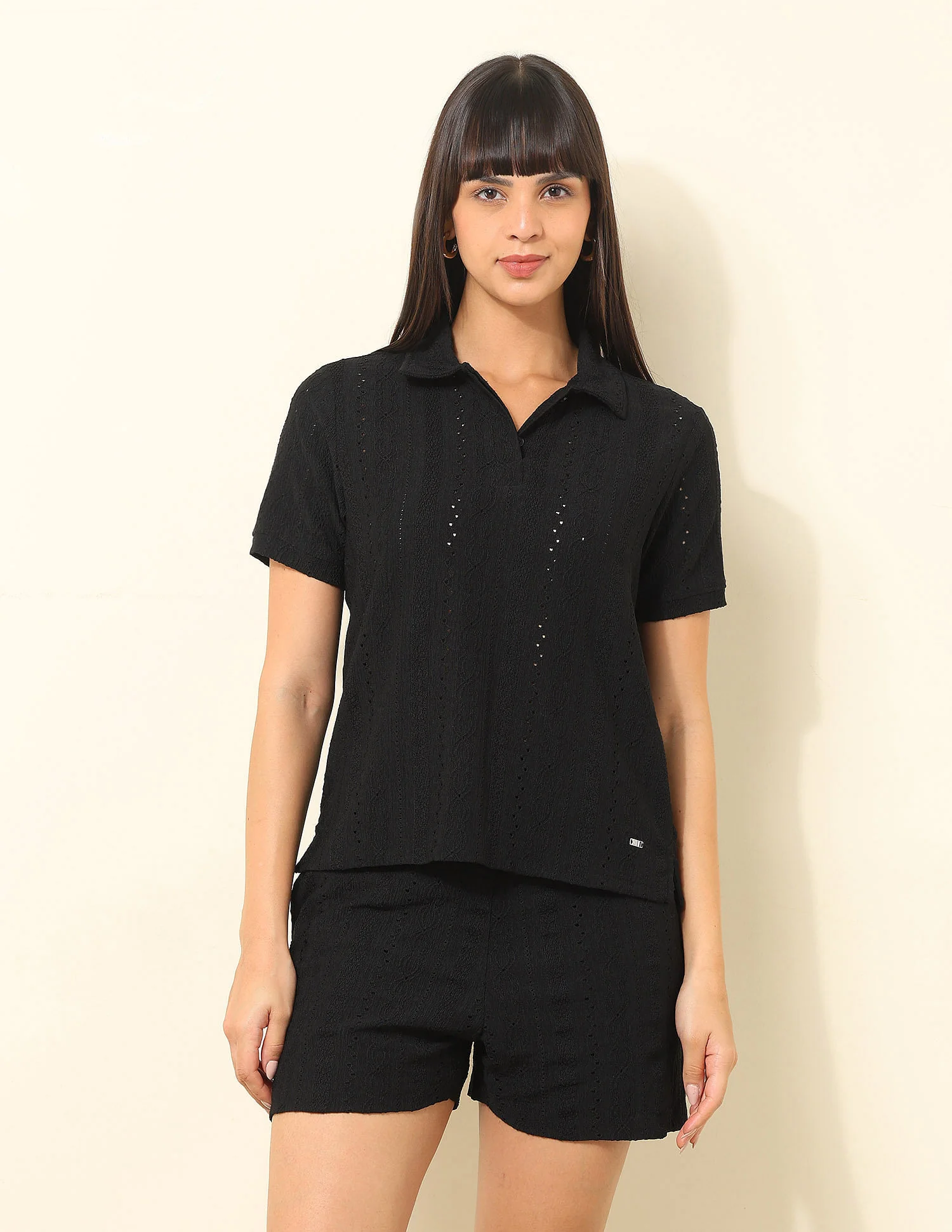 Relaxed Fit Textured Co-Ords - Image 6