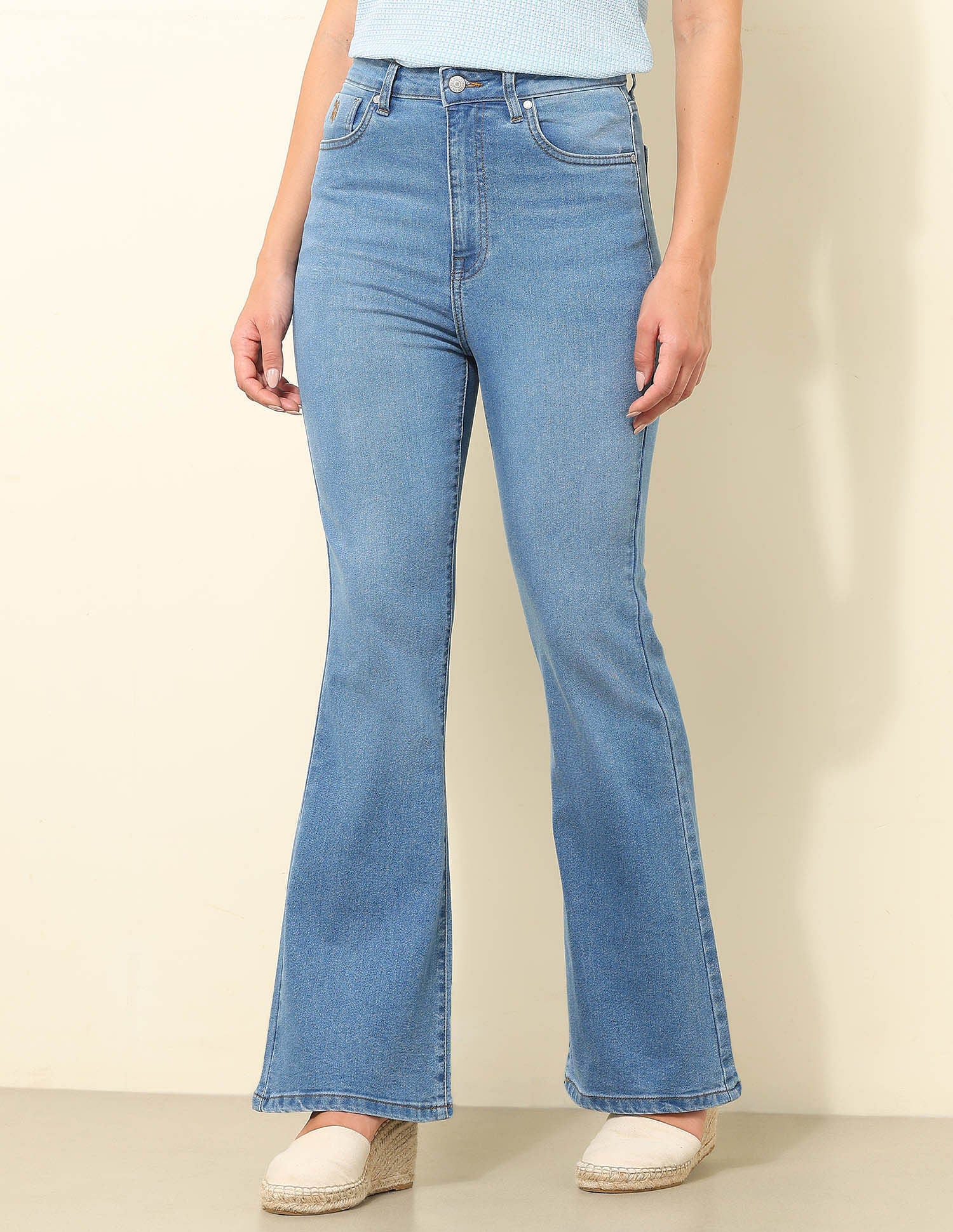 Ultra-High Rise Flared Fit Jeans - Image 3