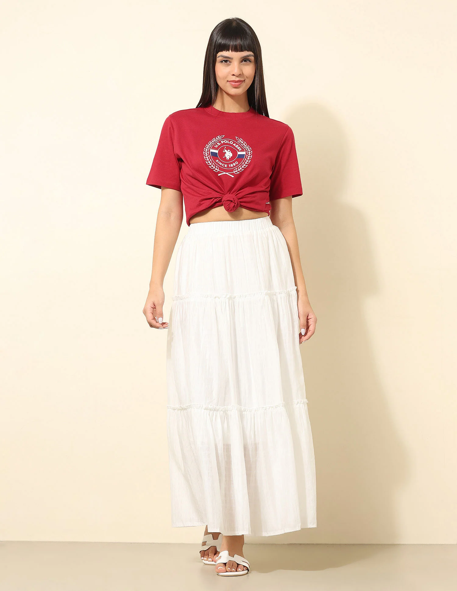 Boxy Fit Brand Printed T-Shirt - Image 3