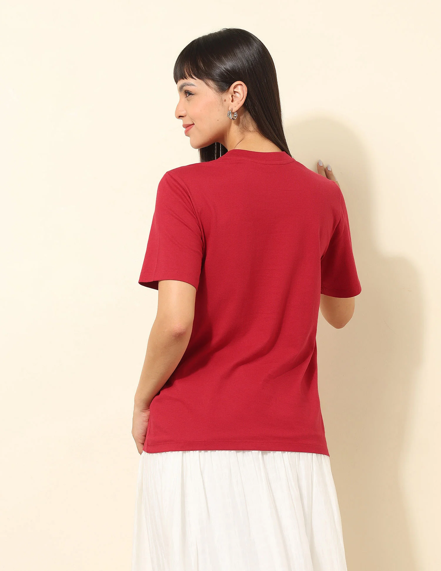 Boxy Fit Brand Printed T-Shirt - Image 5