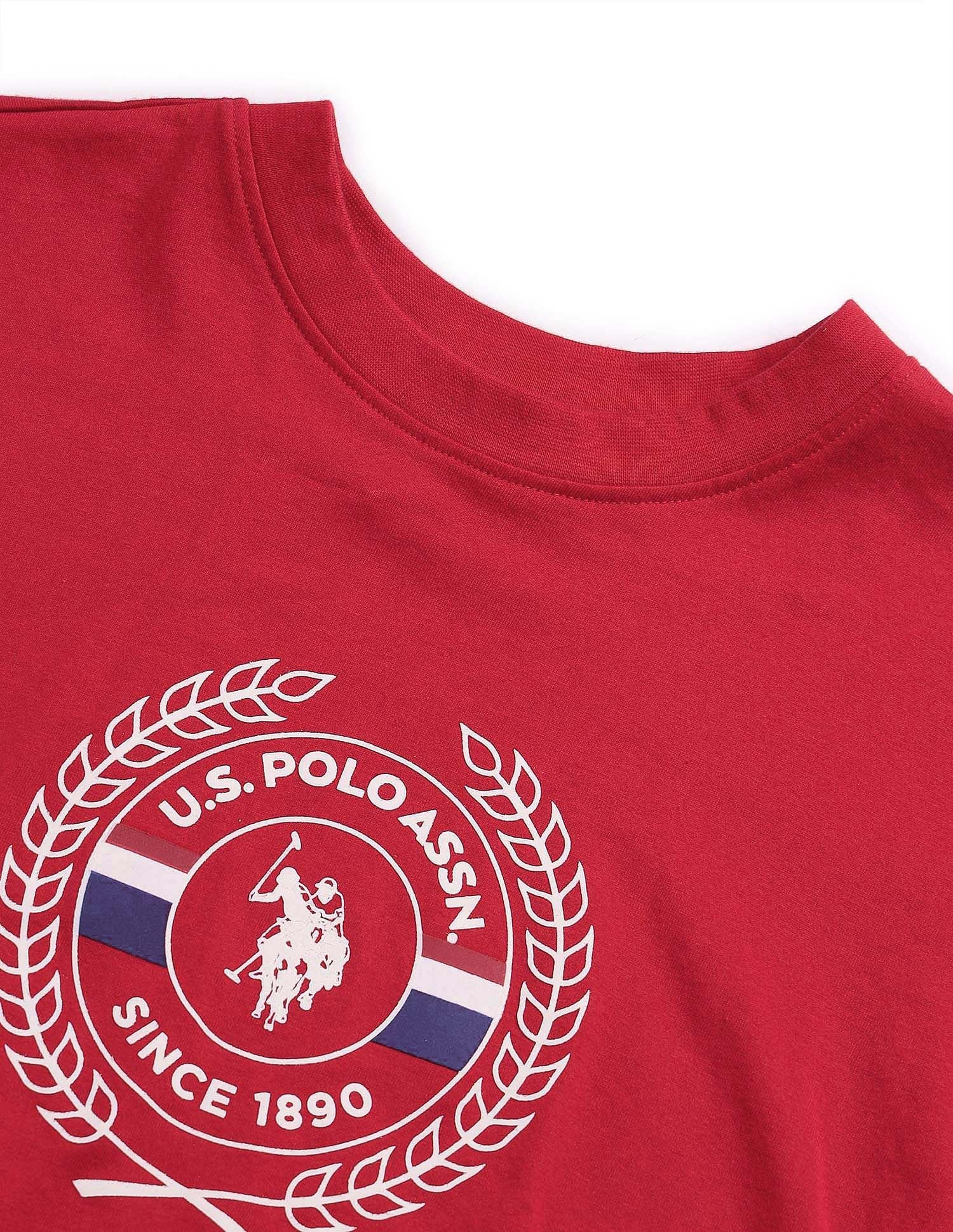 Boxy Fit Brand Printed T-Shirt - Image 8